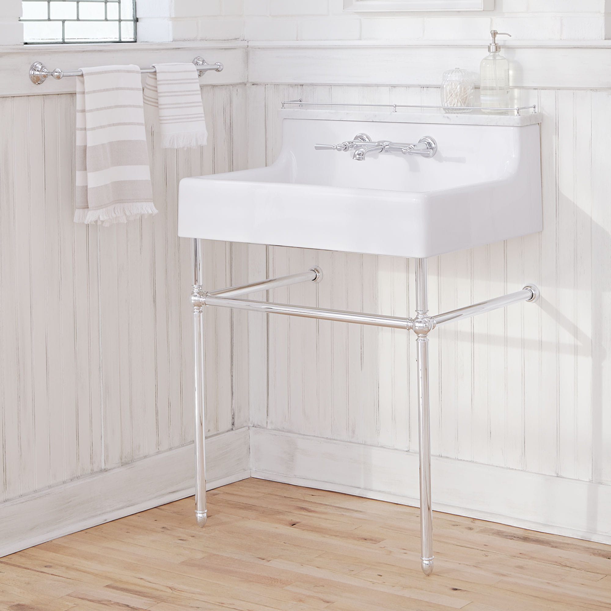 Oak Hill® 30 in. High-Back Sink, 2-Hole